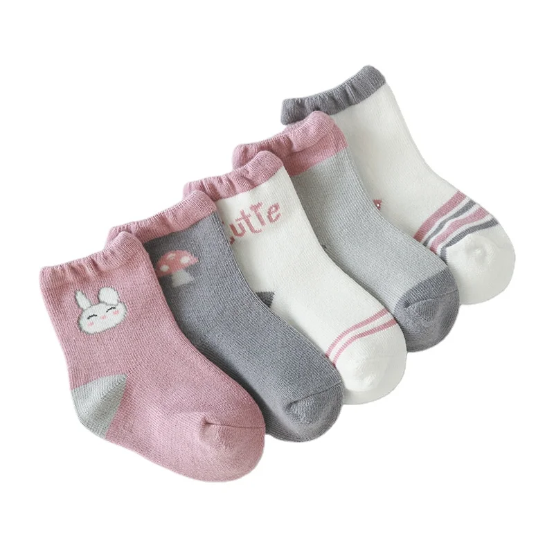 

20 Children's Socks Spring and Autumn Japanese Cartoon Cute Baby Socks In Children's Socks