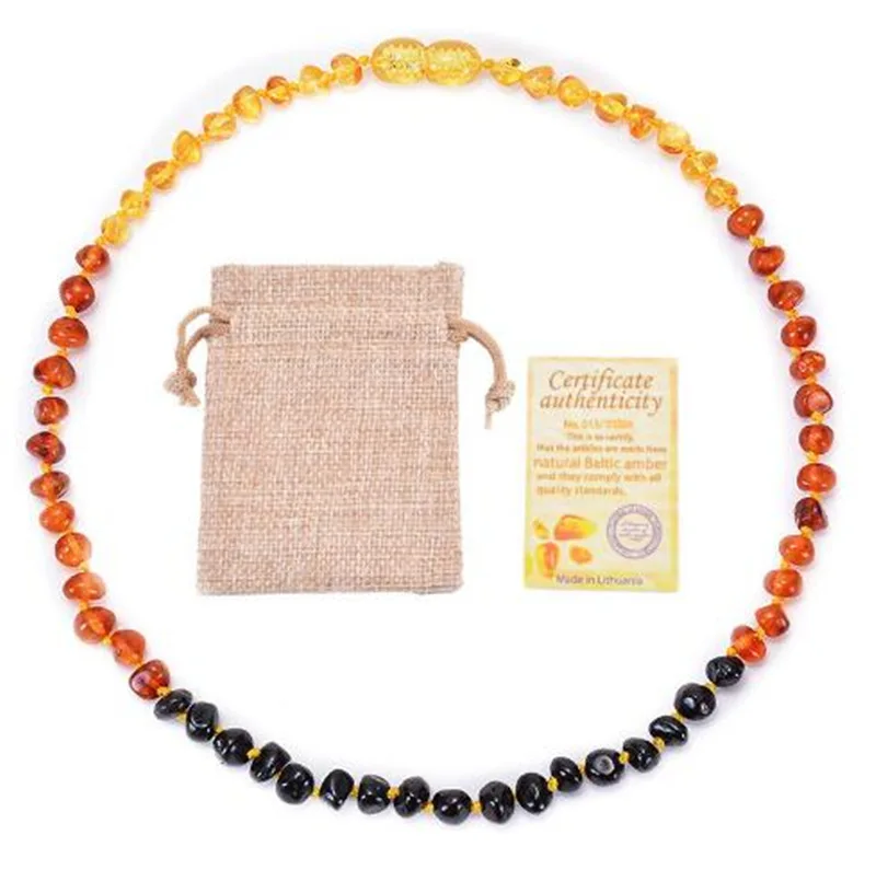 

Barnsteen Green Rudraksha Natural Amulet Baltic Necklaces Insect Chain Baby Real Set Amber Necklace For Women