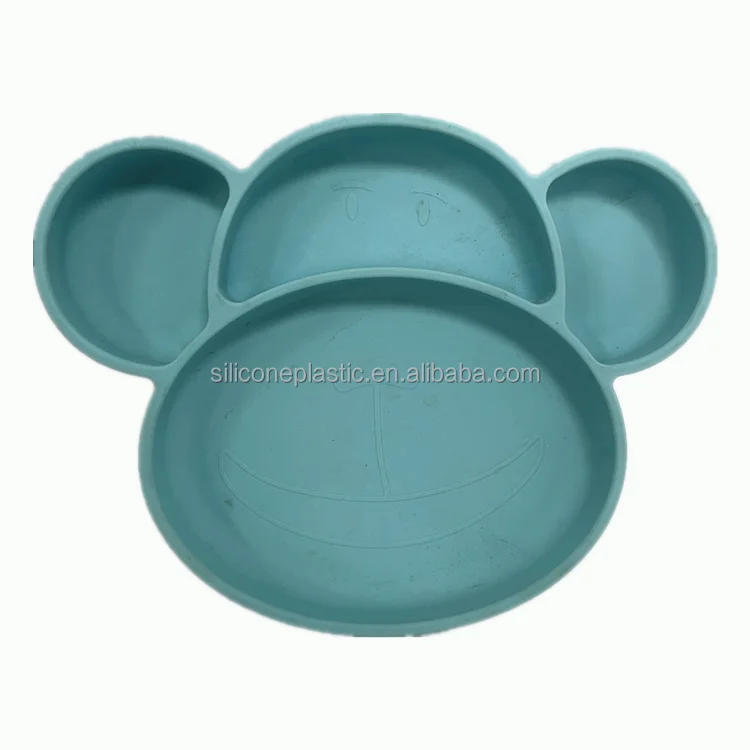 

Privite Lable Children Bpa-free Eco Silicone Lunch Food Storage Mixing Bowls Set Silicone Baby Bowl, Customized color