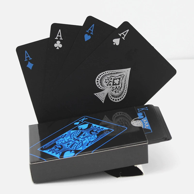 

Waterproof PVC Plastic Playing Cards Set trend 54pcs matte Poker Classic Magic Tricks Tool Magic Poker cards