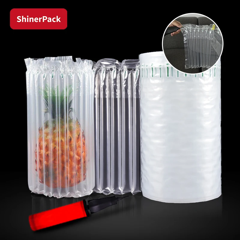 

High quality 25CM protective packaging wrap sheet inflatable air cushion bubble column film roll