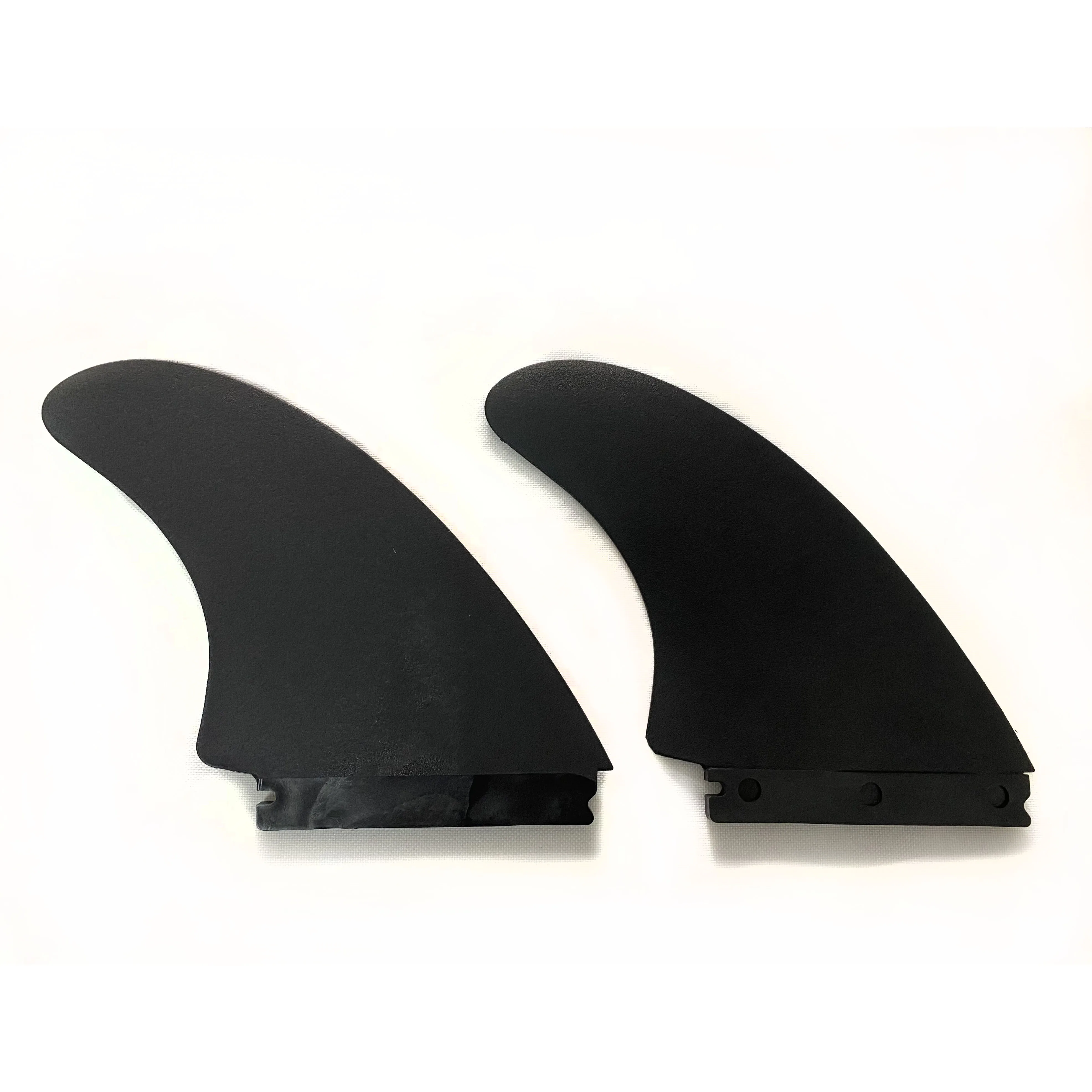

Cheap Plastic Nylon Surf Surfboard Futures Upright Twin Fins, Black