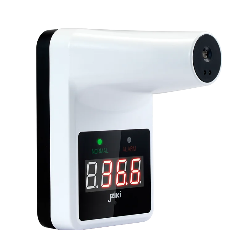 2020 Electronic automatic LCD digital temperature forehead wall mounted thermometer