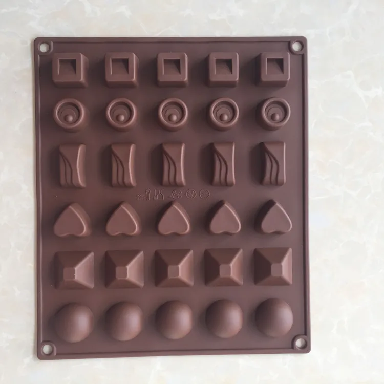 

Home-made DIY baking mold 30 Silicone Chocolate Moulds Maltose Moulds