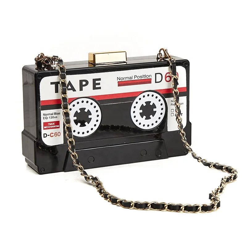 

Luxury Designer Bags Magnetic Tape Square Acrylic Box Shoulder Chain Clutch Handbags Crossbody Fashion Ladies Purse And Bags, Black, white, clear