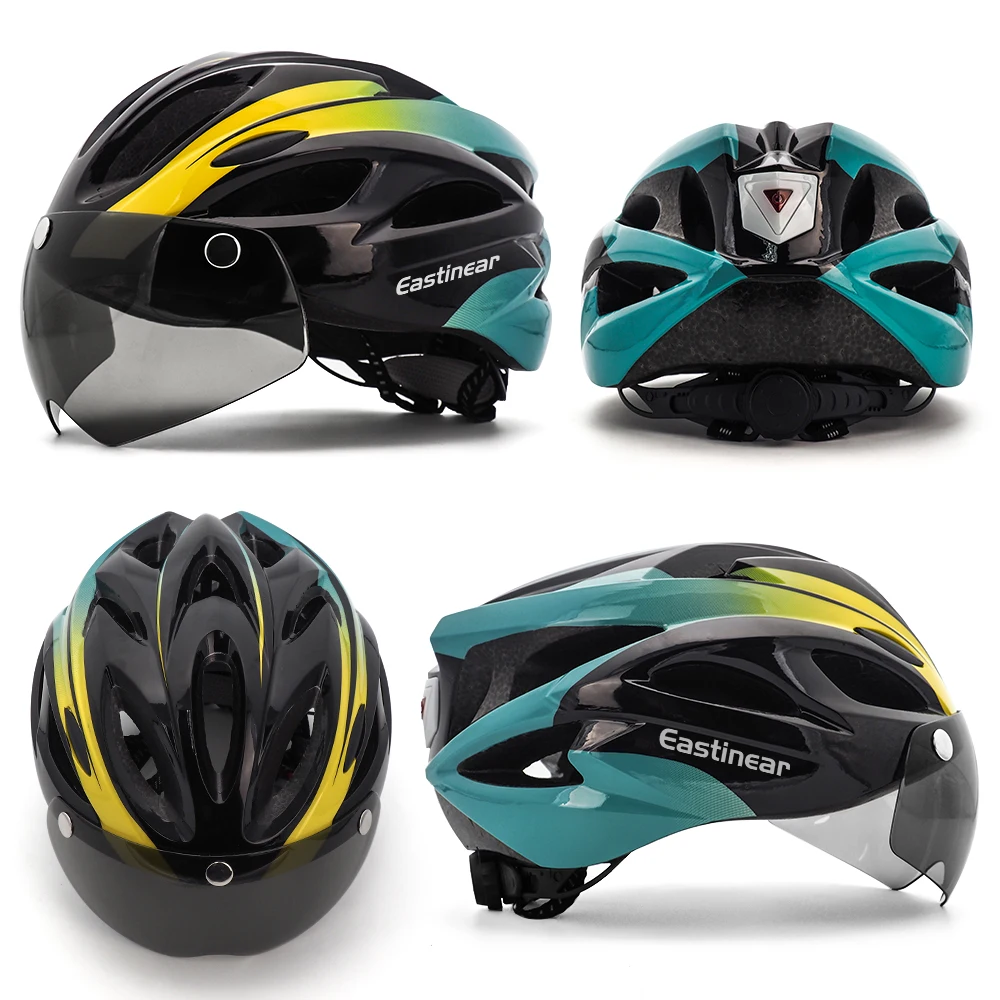 

Eastinear OEM ODM kaski capacetes helm bike full face helmet men helmets delivery riders high-end led road infant bike helmet