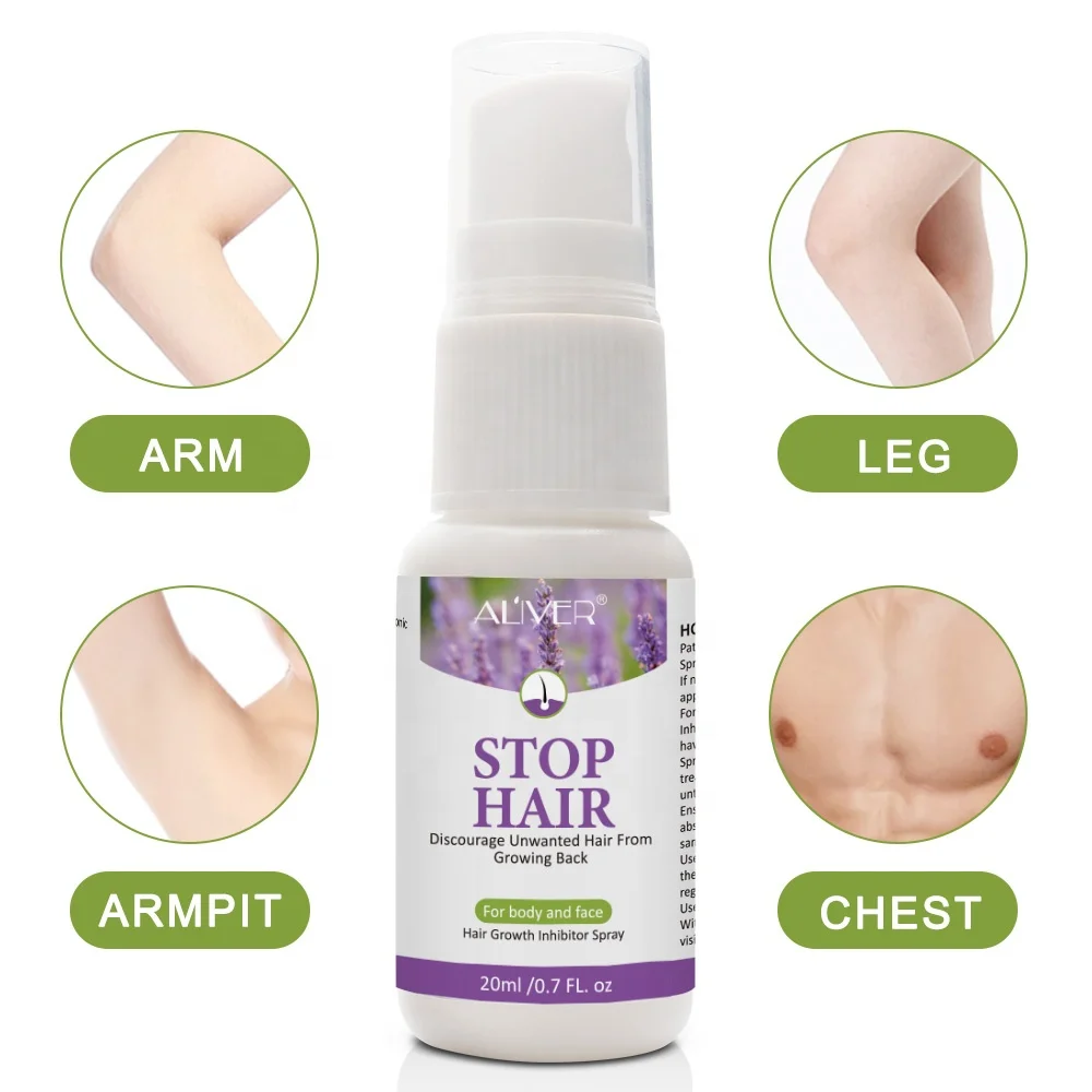 

YANMEI 20ML Powerful Permanent Painless Hair Removal Spray Stop Hair Growth Inhibitor Shrink Pores Skin Smooth Repair Essence