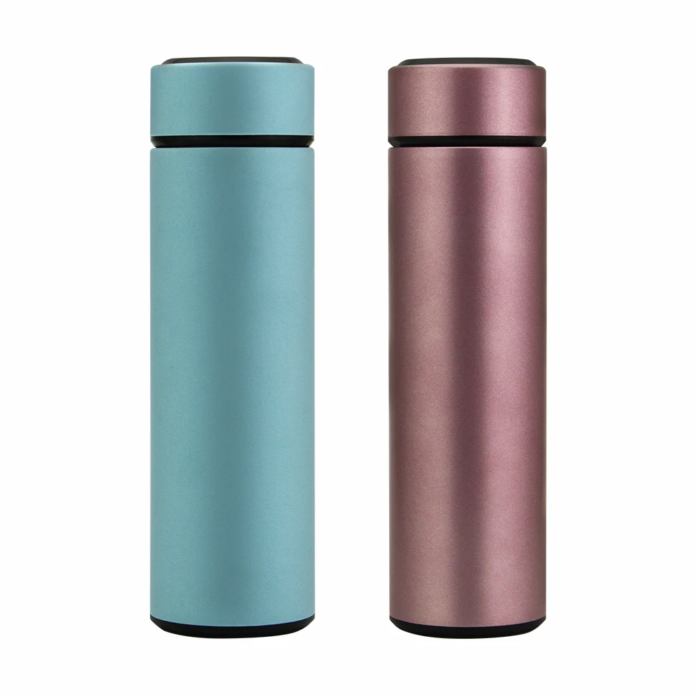 

Custom Smart Thermo Water Bottle Double Wall Insulated Vacuum Flask White Box Stainless Steel Vacuum Flasks & Thermoses Support