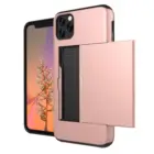 Iphone 6s 7 8 プラスカードホルダー環境にやさしい挿入クレジットカードスロット電話ケース、 iphone 11 カードスロット