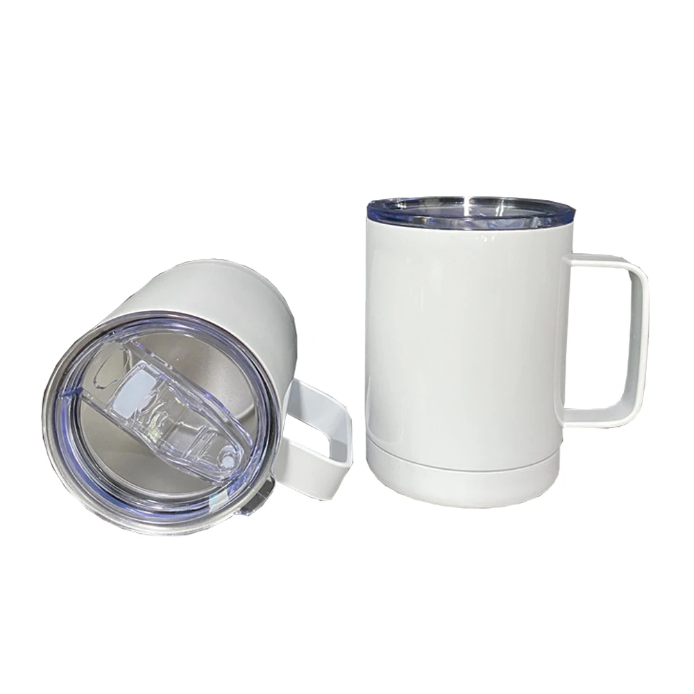 

US warehouse RTS Beer coffee travel water Vacuum Insulated 10oz white blank sublimation coffee mugs for DIY printing