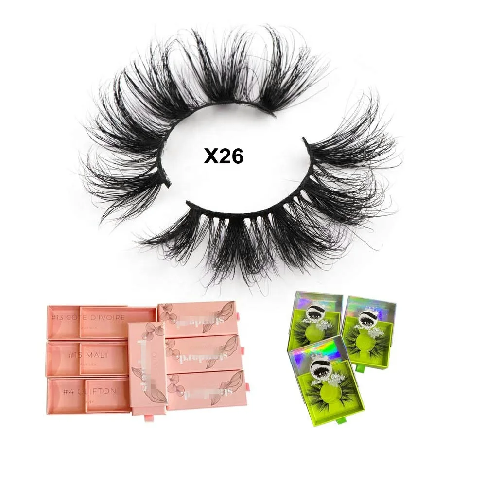 

Super Fluffy Luxury Short Mink Fur eyelashes Lashes Vendor Wispy 3D 5D 15 25 mm Long Mink Eyelash