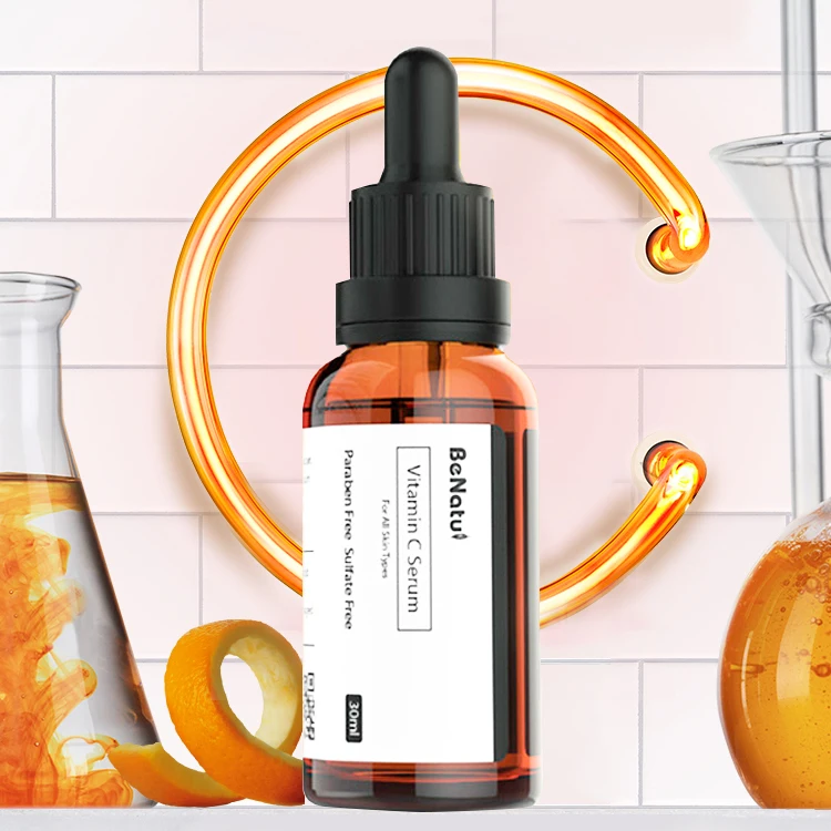 

Private Label Skin Care Pure Organic Moisturizing Face Serum Whitening Vitamin C Serum for Face Anti Aging