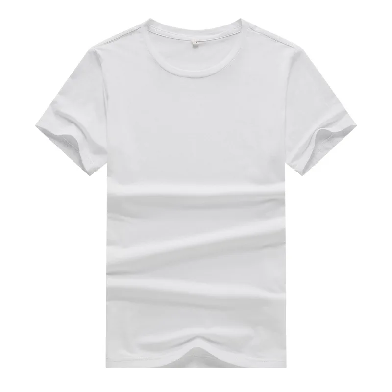 

Men's Short Sleeve T-Shirt Summer round collar large size men's T-Shirt bottom shirt printed custom, Picture