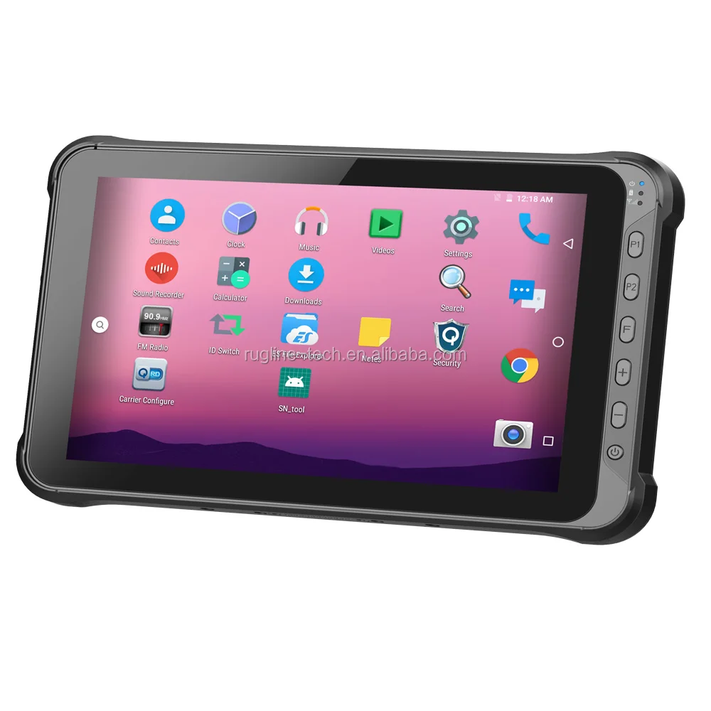 

10.1 Inch 700cd/m2 High Brightness Screen Rugged Waterproof Tablet PC With NFC Fingerprint 1D/2D Barcode Scanner UHF Option