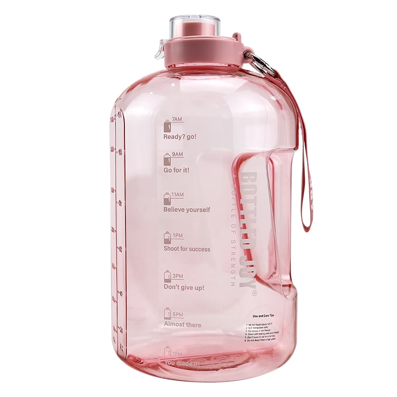 

Half water bottle Bpa Free 3.78l Motivational Water Bottle 1 Gallon Bottle With Time Marker, Customized color