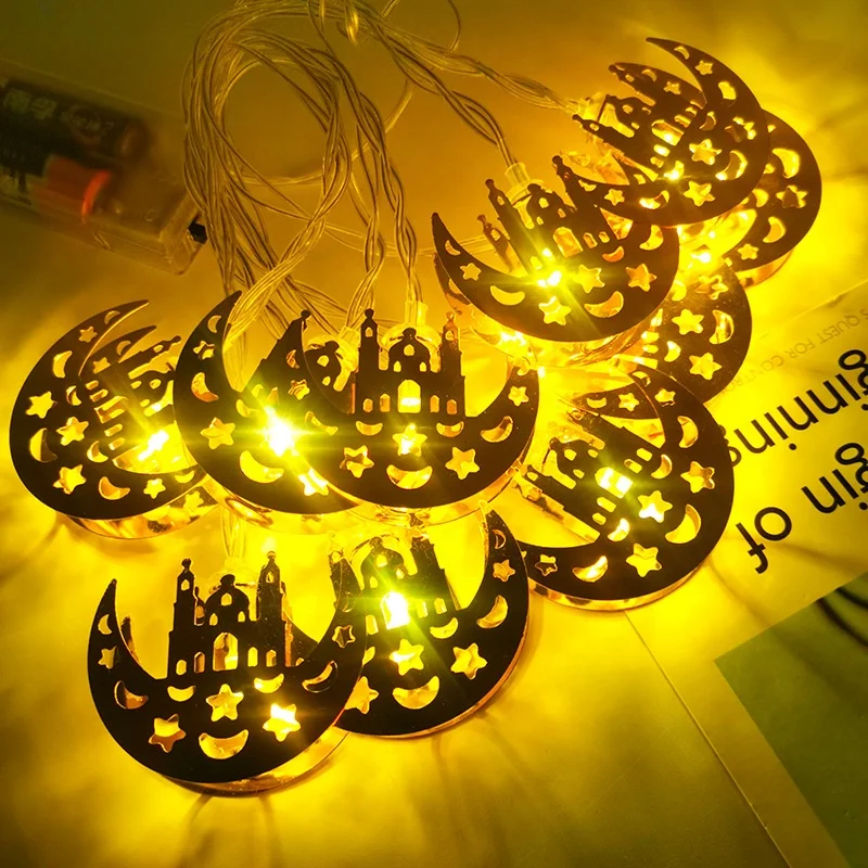 

DAMAI Eid Decoration Moon Castle Led Light Twinkle Ramadan Party Supplies Ramadan Light Ramadan Decorations 2024