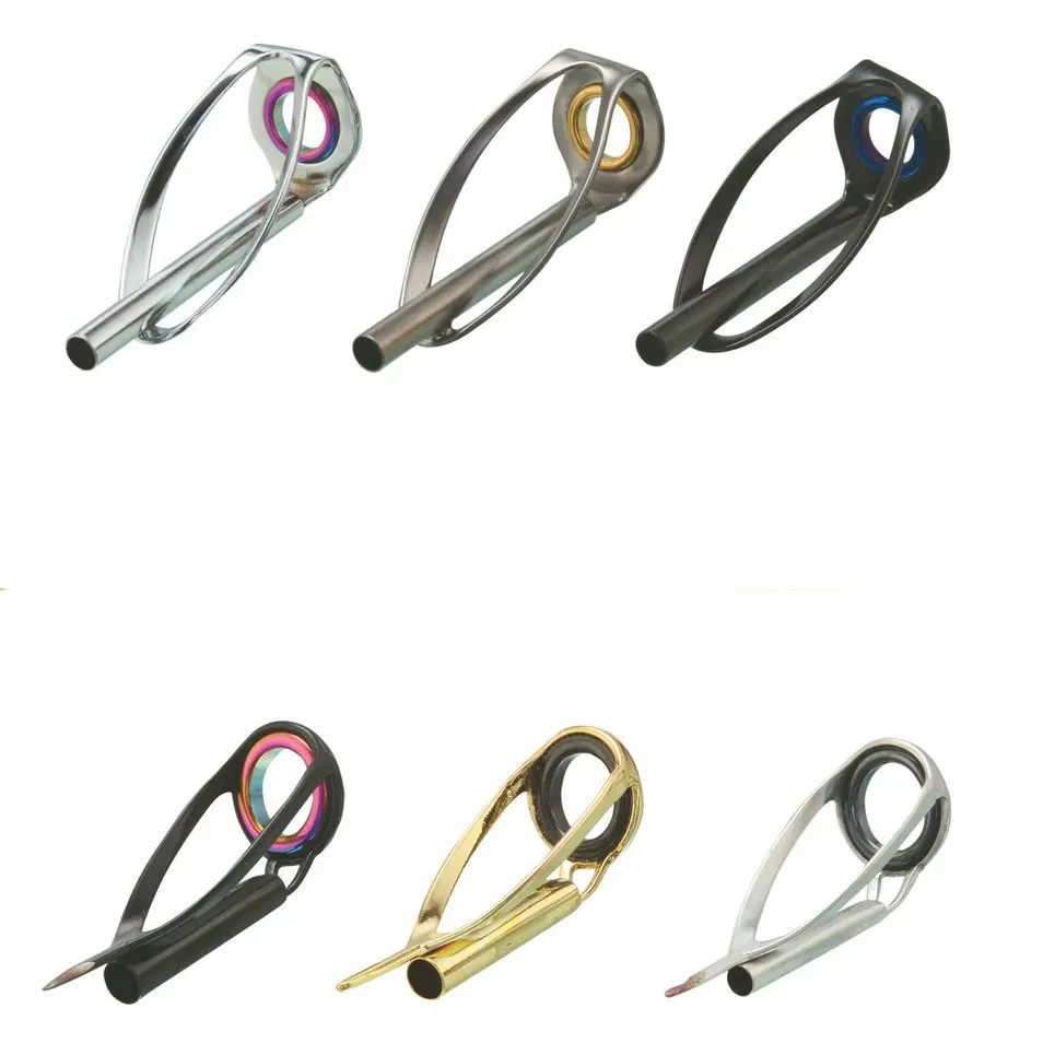 

free shipping wholesale SIC tip fishing rod guide, Black, chrome,white,golden and so on.