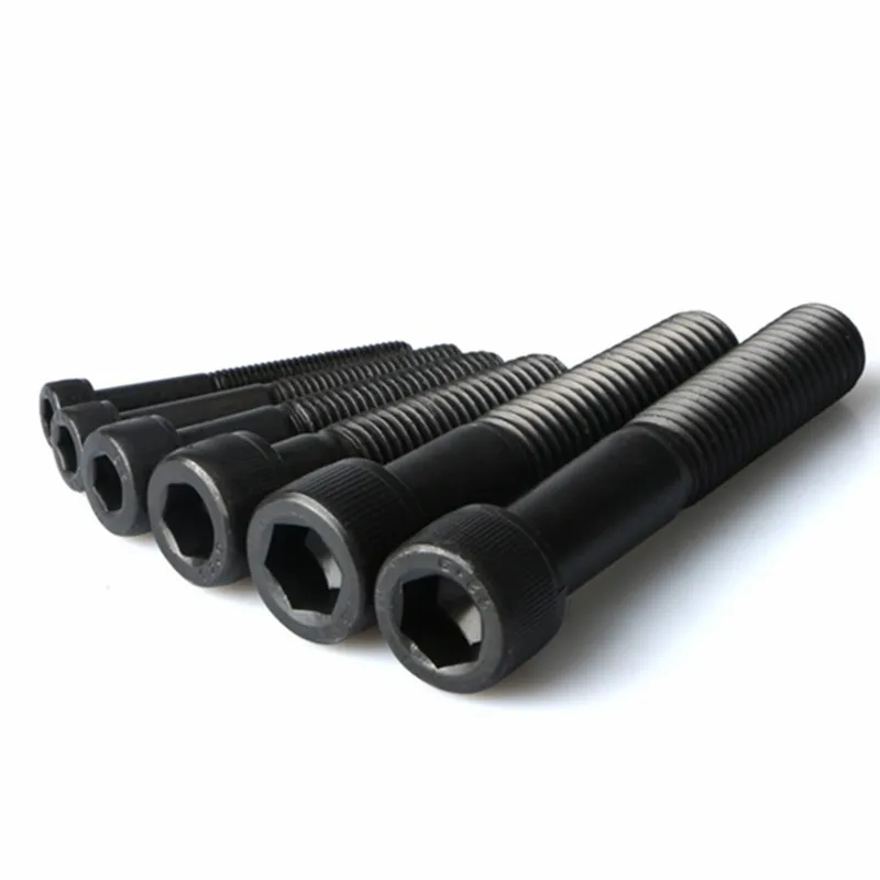 
din912 grade 12.9 m7 black oxide hex socket head cap screw 