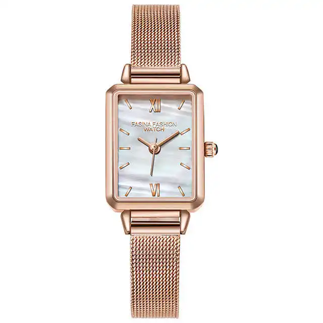 

Bling Crystal Pendant Wrist Watches Classic Bangles Gold Plated Jewelry Set For Gift, White/green/pink