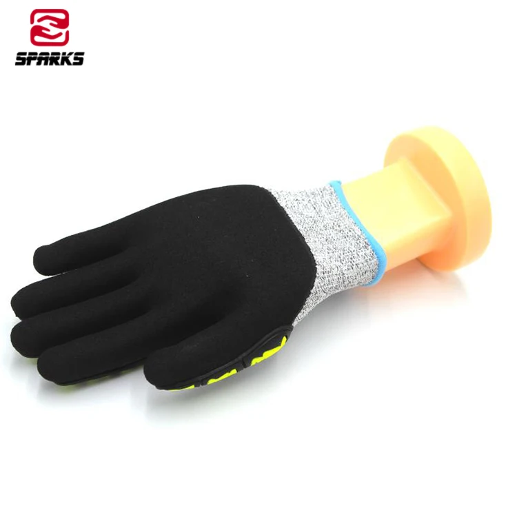 Антивибрационные трикотажные перчатки. HPPE 110.
