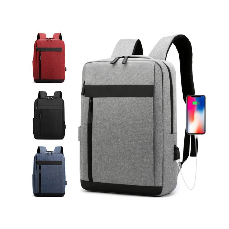 

Custom LOGO travel business laptop backpack for student school shoulder bag with USB charging port computer backpack