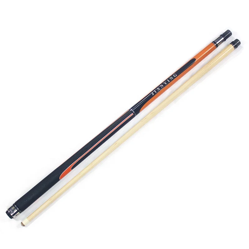 

Fast Speed Uni-Lock Stainless Steel Joint 13mm Tip Maple Wood Shaft Rubber Sleeve Butt Billiard Pool Cue Stick, Colorful