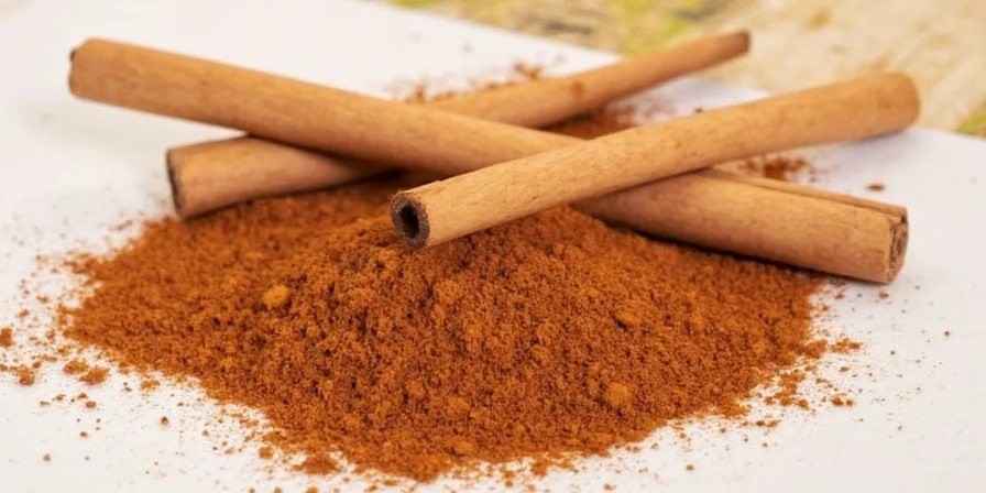 Indian cinnamon used in a curry dish