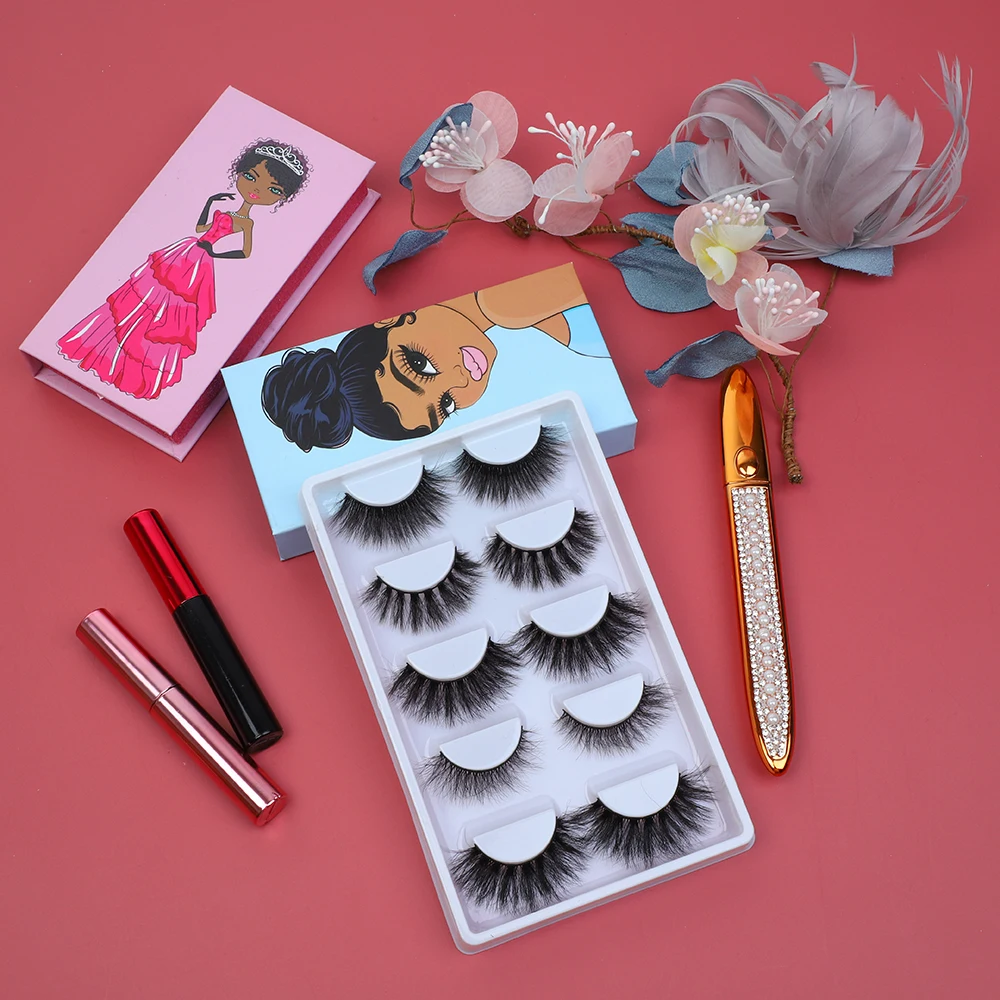 

Factory Oem Private Label Lashes Box Ready To Ship Custom Eyelash Packaging Box Glitter Magnetic Mink Eyelashes Box Case