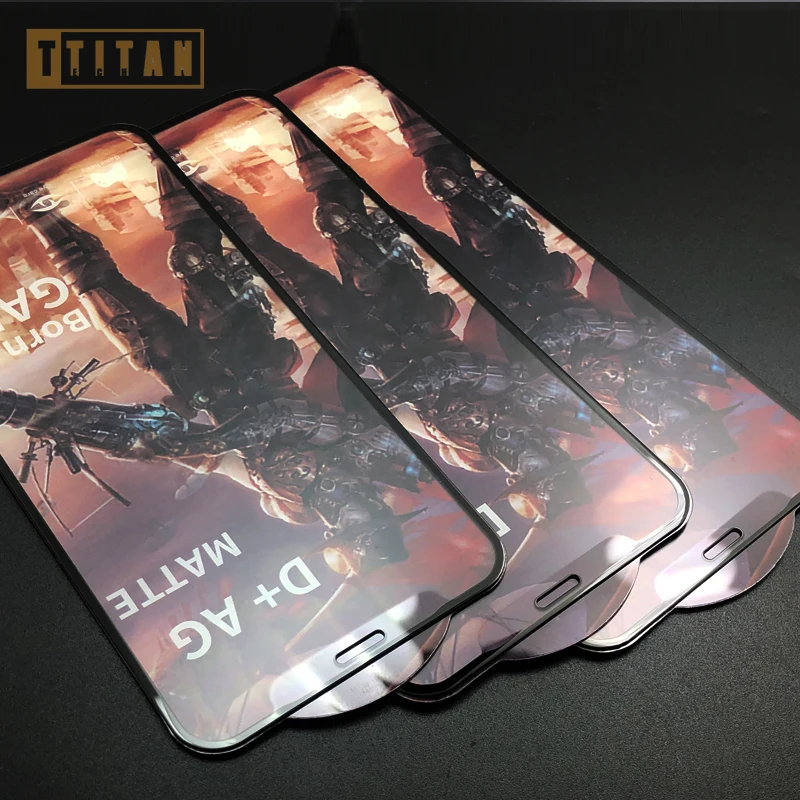 

Anti finger print rubber Matte tablet mobile phone screen protector mate de cristal mate de vidrio Y6S 2019 Y6P Y7P Y8S 2020, Black/white