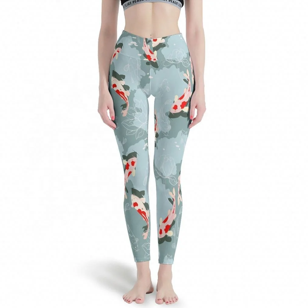 

Fashion Printed High Waist Sport Leggings Women Yoga Fitness Tight Workout Pants