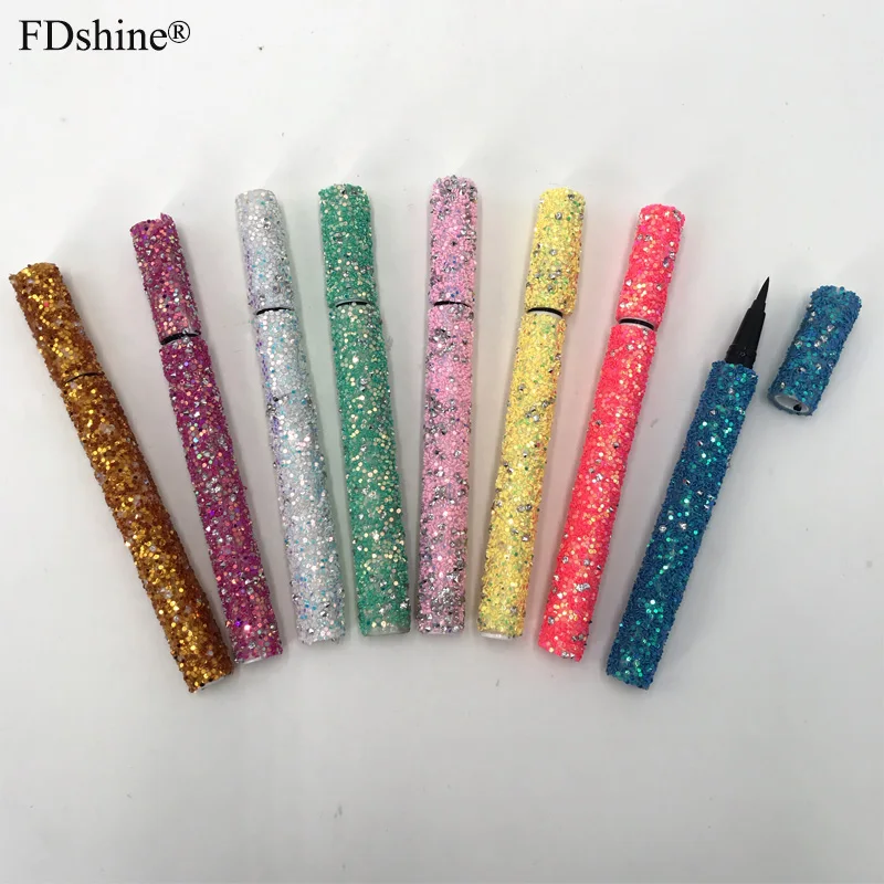 

Self adhesive lash glue pen makeup colorful eyeliner glue eyelashes black magic eyeliner pencil Waterproof Extension Eyelashes