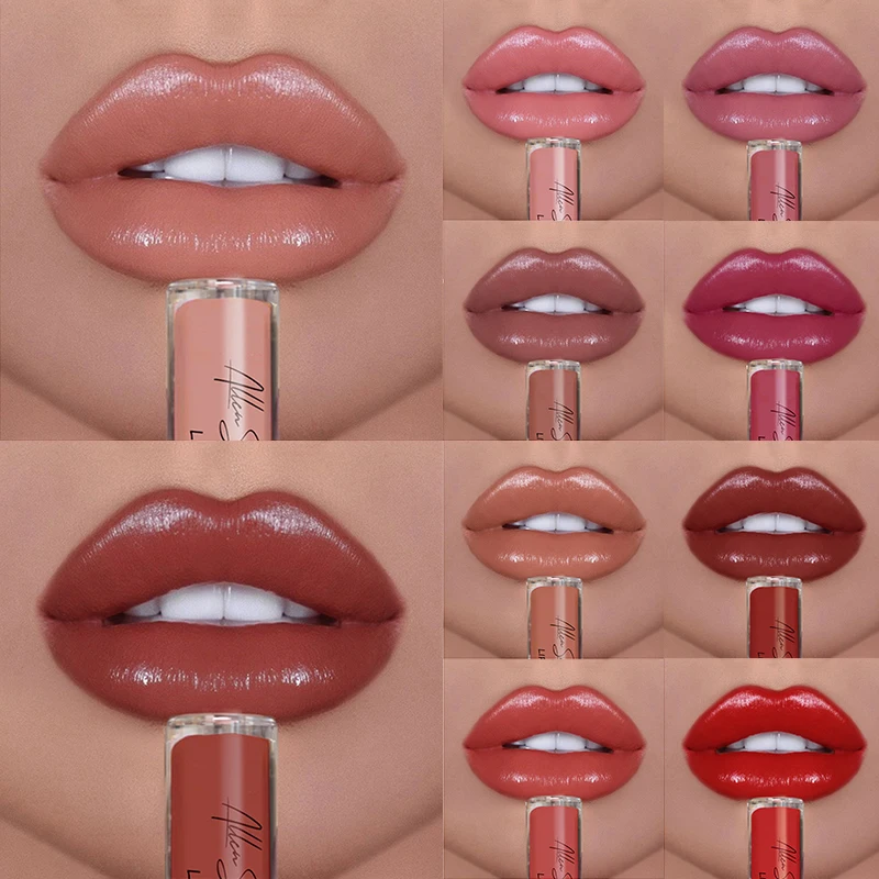 

12Color Sexy Women Lipstick Vivid Lipgloss Makeup Waterproof Long Lasting Moist Colorful Lip Gloss, 12 colours