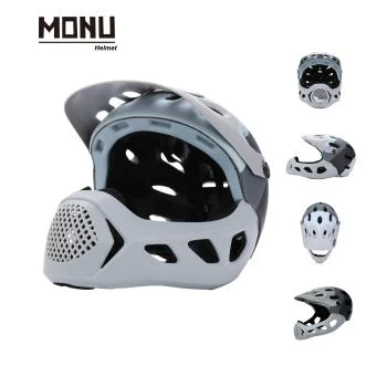 

MONU Fullface MTB Cycling Helmet For Adult Bicycle Helmet OFF-ROAD Full Face Safe Mountain Bike Helmet With Visor