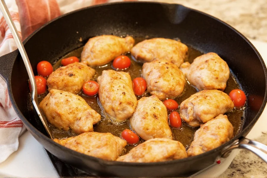 Juicy grilled chicken pieces