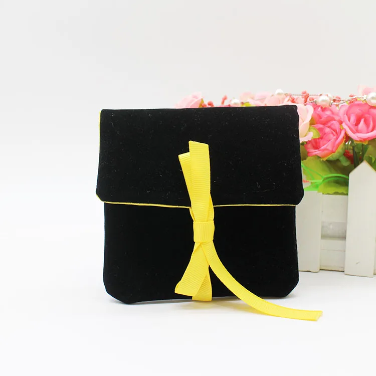 
Customized Satin Lined Velvet Pouches gift velvet pouch jewelry pouch 