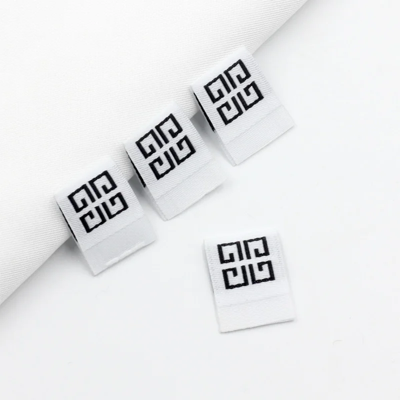

Custom Labels High Quality Damask Woven Label Maker Garment Accessories Cloth Label, Custom color