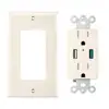 KEYGMA Amerian OEM Support AC Power Wall Socket QC 3.0 Outlet with USB Port