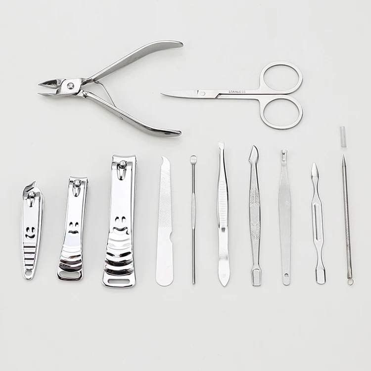 Gut gestaltetes, personalisiertes Nagelknipser-Salon-Pediküre-Maniküre-Werkzeugset