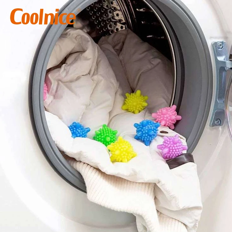 

Reusable Anti-Winding Lint Hair Catcher Solid Washing Ball magic Laundry Scrubbing Balls for Washing Machine, Colorful