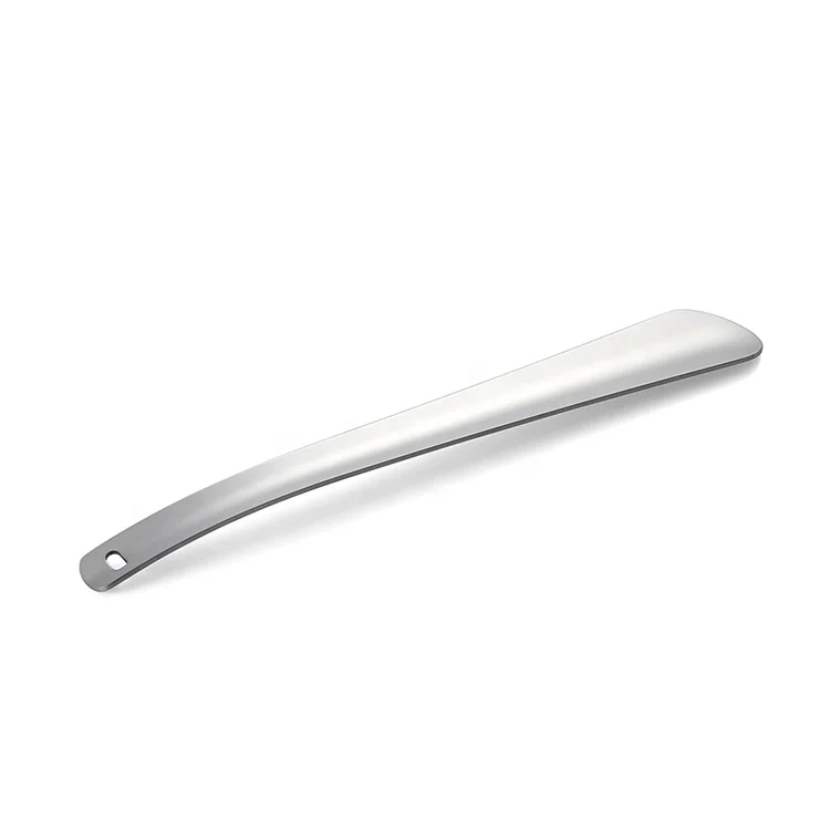 

customized hot sale metal stainless steel shoe horn and long shoehorn stainless steel with logo