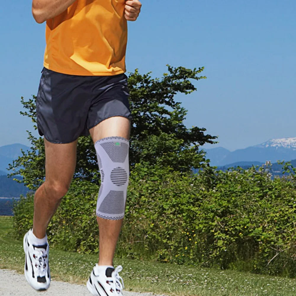 

latest style Arthritis, Meniscus Tear, ACL, Joint Pain Relief Knee Brace/Knee Sleeve/Knee Support, Grey