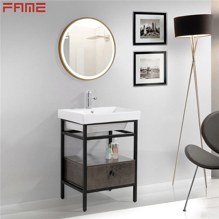 Hangzhou Fame modern sink bathroom vanity cabinets console