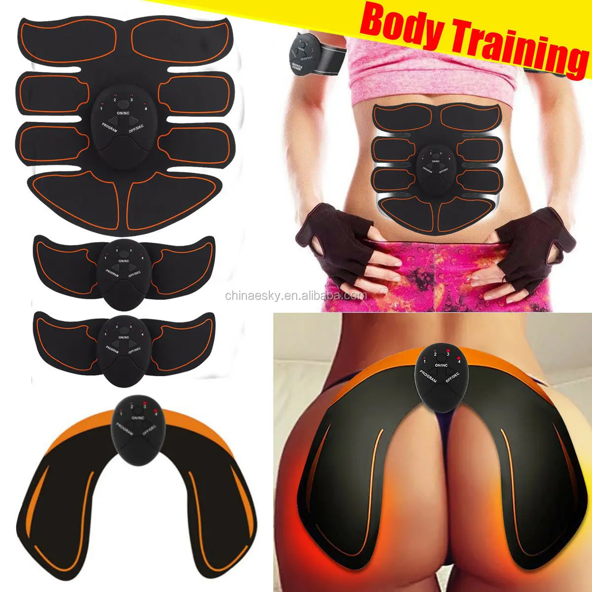 

Hips Trainer Muscle Stimulator Buttocks Abdominal ABS Fitness Slimming Massager