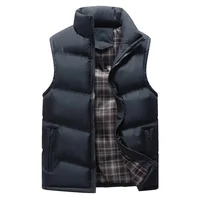 

Latest Factory Wholesale Hot Selling Custom Men Winter Down Puffer Waistcoat Lightweight Sleeveless Plus Size Men Jacket