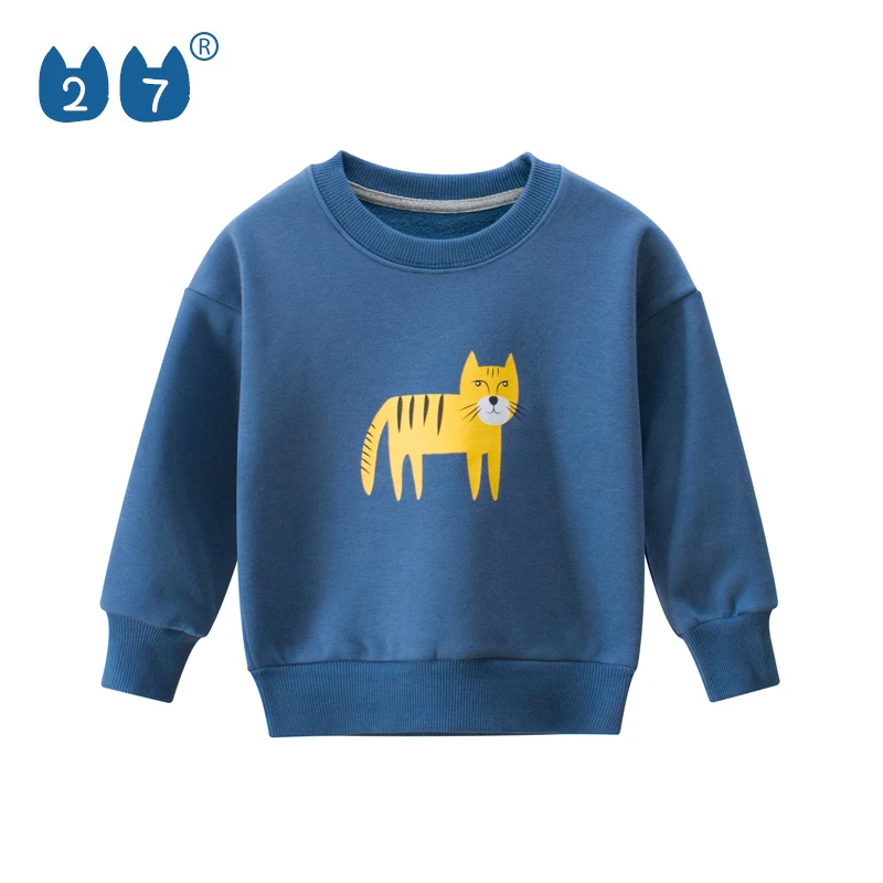 
Kids Clothing Autumn Winter Warmth Soft Sports Casual Cute Long Sleeve Fleece Sweatshirt 