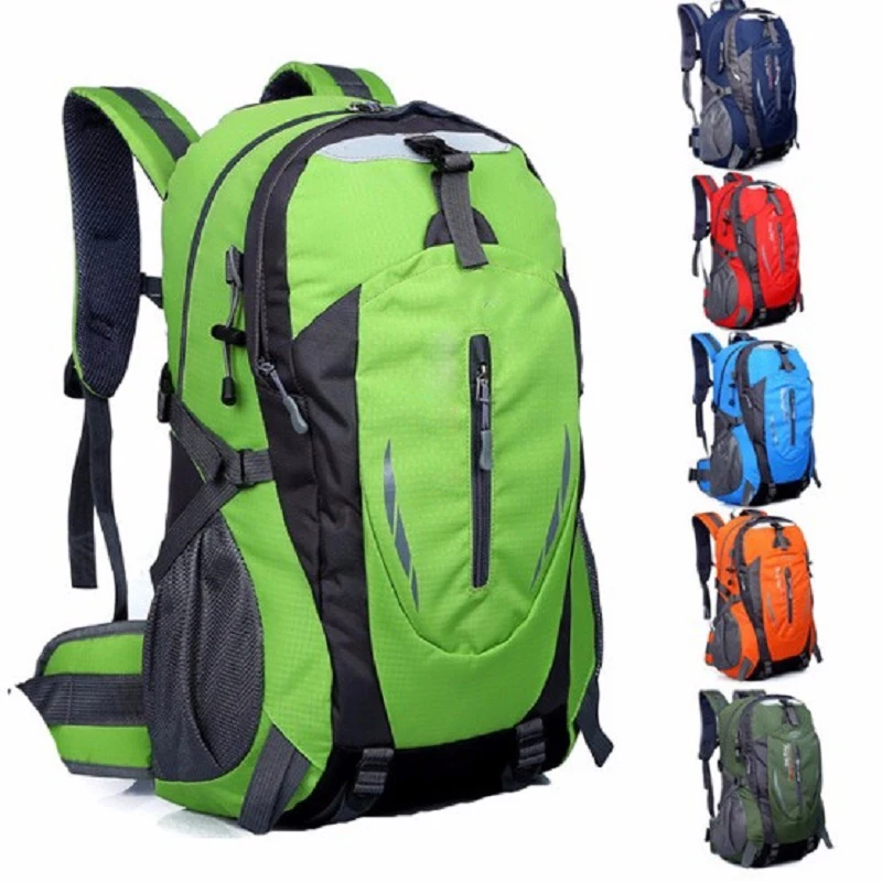 

Pinghu Sinotex Wholesale Waterproof Large Capacity Mountain Mochila Climbing Camping Traveling Bags Hiking Backpack, Customized color