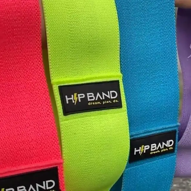 

Custom Exercise Fabric Resistance Bands For Fitness, 10 regular colors + customized color