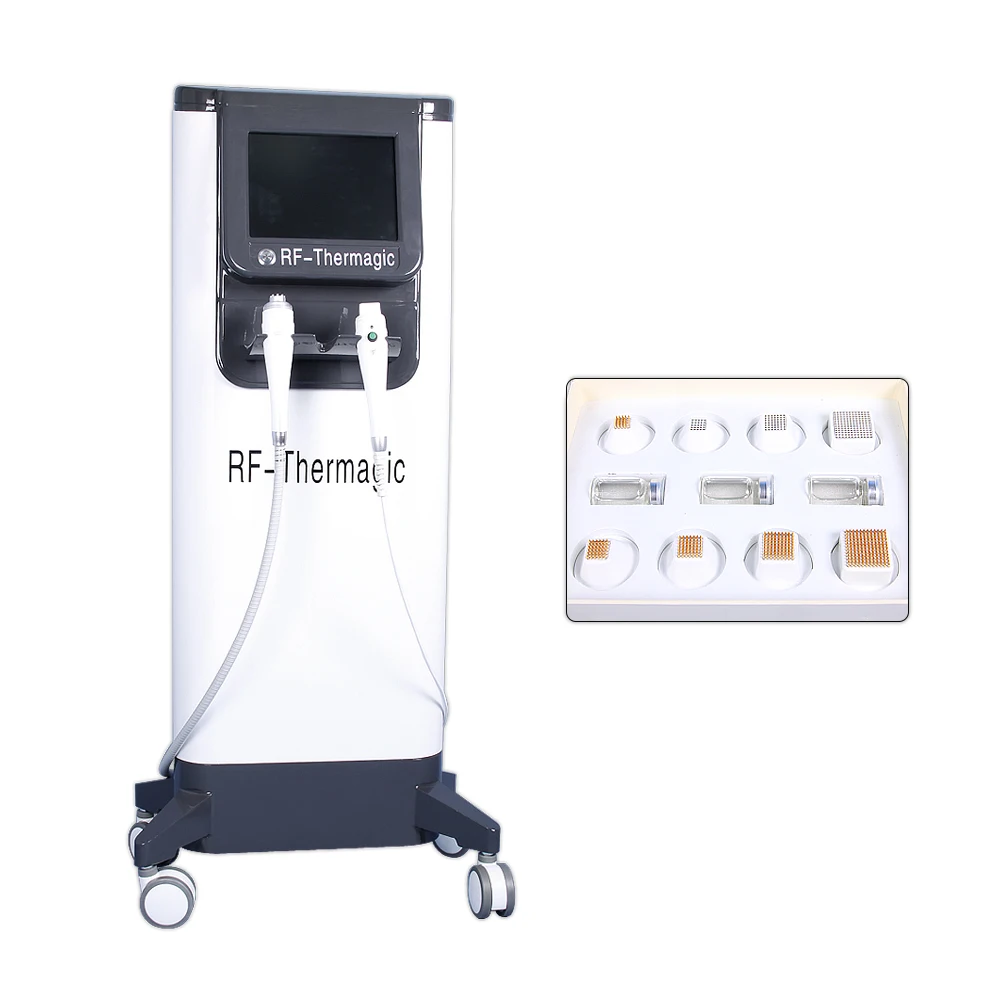 

6.87Mhz BR802 Factory directly fractional rf microneedling skin tightening machine, Blac,white,gray,blue
