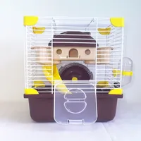 

Two Choices Castle Shape Double Floor Luxury Hamster Cage Provided With All The Needs For Hamster