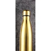 500ml New Cola Shaped Stainless Steel Water Bottle Rubber Coated Finished Keep Warmer 24h Leak Proof Promotional Gifts 500ml